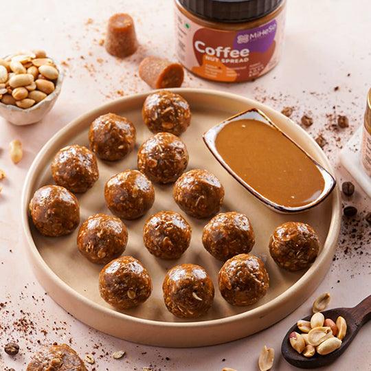 Coffee Nut Butter Balls - MiHeSo