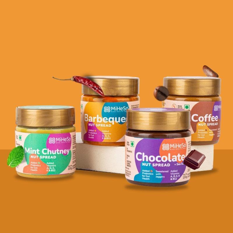 Peanut Spreads - Variety Pack of 4