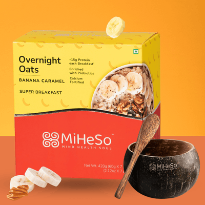 Banana Caramel Overnight Oats + Breakfast Bowl Set