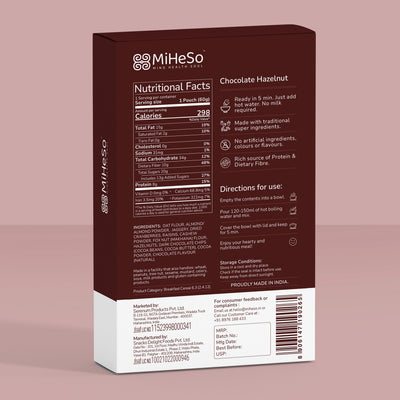 Nutri Porridge – Chocolate Hazelnut