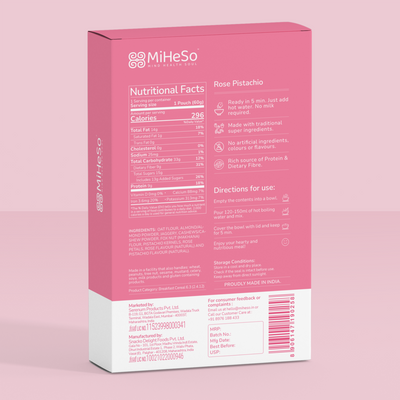 Nutri Porridge – Rose Pistachio