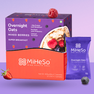 Overnight Oats - Mixed Berries - MiHeSo