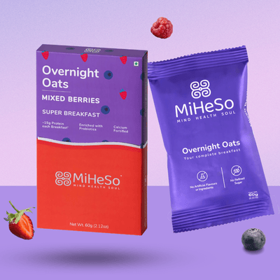 Overnight Oats - Mixed Berries - Sampler - MiHeSo
