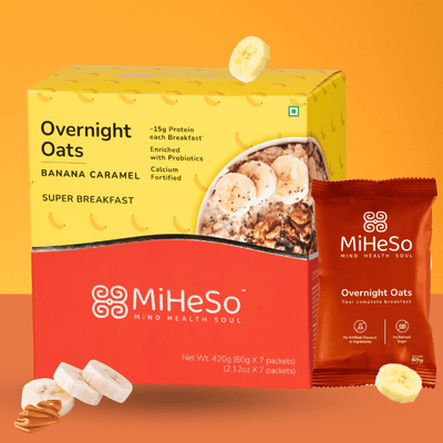 Overnight Oats - Banana Caramel - MiHeSo